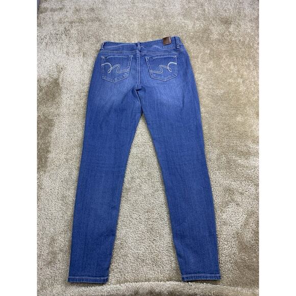 WallFlower Jeans Women's 11 Regular 28x28 The Ultra Fit Blue Denim 2-Button 769 - Picture 5 of 14